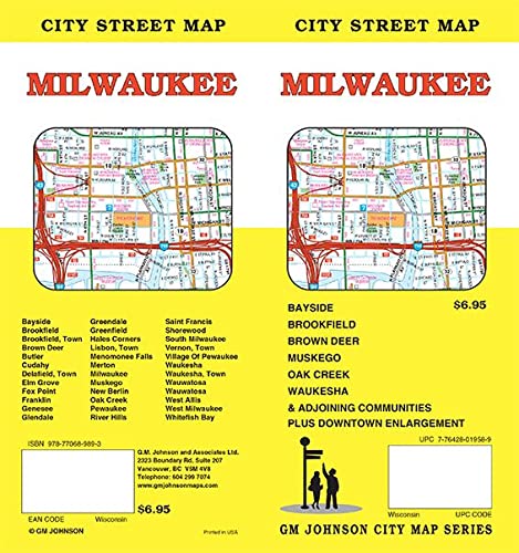 Milwaukee, Wisconsin Street Map