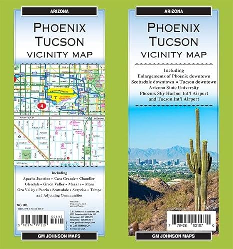 Phoenix / Tucson & Vicinity, Arizona Regional Map