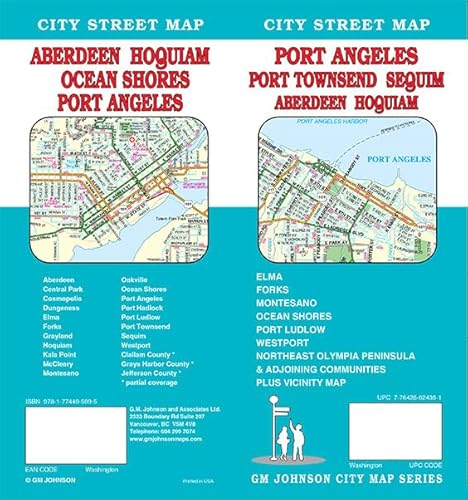 Port Angeles / Aberdeen / Hoquim / Port Townsend / Sequim, Washington Street Map