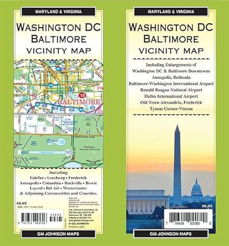 Washington DC / Baltimore & Vicinity, Maryland / Virginia Regional Map