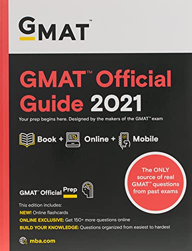 GMAT Official Guide 2021: Book + Online + Mobile