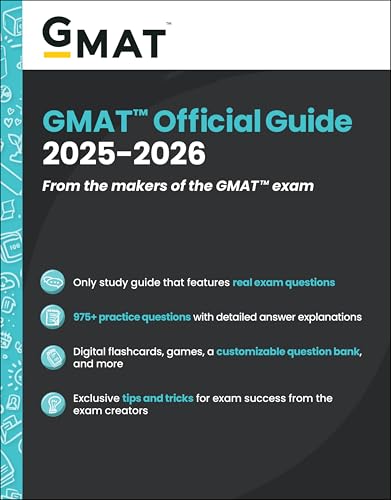 GMAT Official Guide 2025 - 2026: Book + Online Question Bank von Wiley