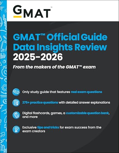 GMAT Official Guide Data Insights Review 2025 - 2026: Book + Online Question Bank von Wiley