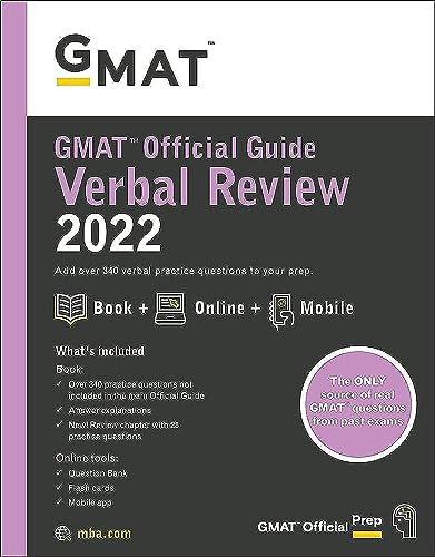 GMAT Official Guide Verbal Review 2022: Book + Online Question Bank von Wiley