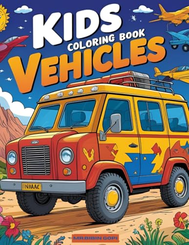 KIDS COLORING BOOK VEHICLES von Independently published