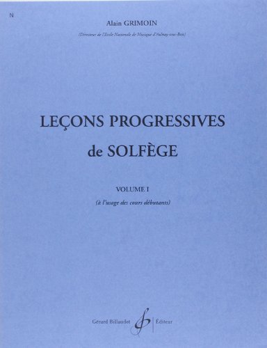 30 Lecons Progressives de Solfege Volume 1 von BILLAUDOT