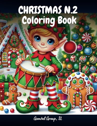 Christmas N.2 Coloring Book: Christmas,+50 images, The Perfect Gift, Santa Claus, Santa Claus, Christmas Trees, Balls, Sleighs, Sweets, Gifts, much more Christmas N.2 Coloring Book: Christmas,+50 images, The Perfect Gift, Santa Claus, Santa Claus, Christmas Trees, Balls, Sleighs, Sweets, Gifts, much more von Independently published