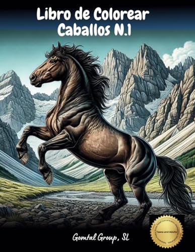 Libro de Colorear Caballos N.1: +50 Dibujos, Niños y Adultos, Frases de Motivación, Mindfulness, Calma, Empoderamiento, Inteligencia Emocional, Coloring Book Libro de Colorear Caballos N.1: +50 Dibujos, Niños y Adultos, Frases de Motivación, Mindfulness, Calma, Empoderamiento, Inteligencia Emocional, Coloring Book von Independently published