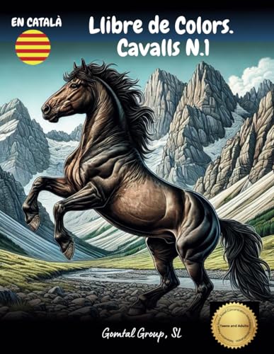 Llibre de Colors Cavalls N.1: Català, Nens i Adults, Frases de Motivació, Mindfulness, Calma, Empoderament, Intel·ligència Emocional, Coloring Book, ... Colorear (Llibre de Colors en Català, Band 8) von Independently published