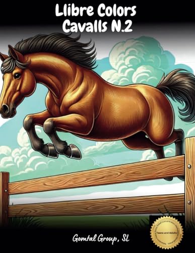 Llibre de Colors. Cavalls N.2: Català, Nens i Adults, Frases de Motivació, Mindfulness, Calma, Empoderament, Intel·ligència Emocional, Coloring Bookf, ... (Llibre de Colors en Català, Band 10) von Independently published