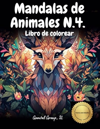 Mandalas Animales N.4. Libro de Colorear: Adolescentes y Adultos, Relajación, Alivia el Estrés, Concentración, Meditación, Mindfulness, Creatividad, ... (Mandalas Animales Libro de Colorear, Band 2) Mandalas Animales N.4. Libro de Colorear: Adolescentes y Adultos, Relajación, Alivia el Estrés, Concentración, Meditación, Mindfulness, Creatividad, ... (Mandalas Animales Libro de Colorear, Band 2) von Independently published
