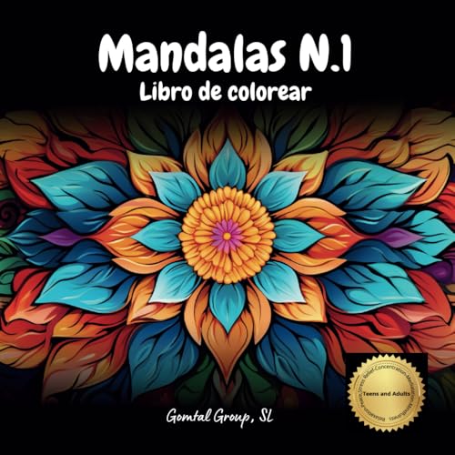 Mandalas N.1 Libro de colorear: Adolescentes y Adultos, Relajación, Alivia el Estrés, Concentración, Meditación, Mindfulness, Creatividad Mandalas N.1 Libro de colorear: Adolescentes y Adultos, Relajación, Alivia el Estrés, Concentración, Meditación, Mindfulness, Creatividad von Independently published