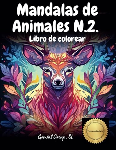 Mandalas de Animales N.2. Libro de colorear: Adolescentes y Adultos, Relajación, Alivia el Estrés, Concentración, Mediatación, Mindfulness, Creatividad (Mandalas Animales Libro de Colorear, Band 3) Mandalas de Animales N.2. Libro de colorear: Adolescentes y Adultos, Relajación, Alivia el Estrés, Concentración, Mediatación, Mindfulness, Creatividad (Mandalas Animales Libro de Colorear, Band 3) von Independently published