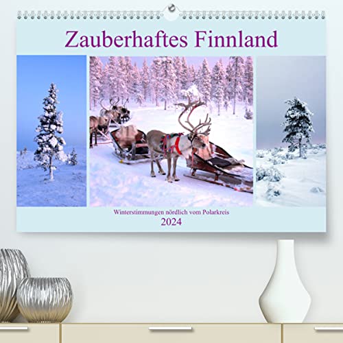 Zauberhaftes Finnland (hochwertiger Premium Wandkalender 2024 DIN A2 quer), Kunstdruck in Hochglanz
