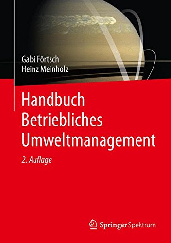 Handbuch Betriebliches Umweltmanagement von Springer Spektrum