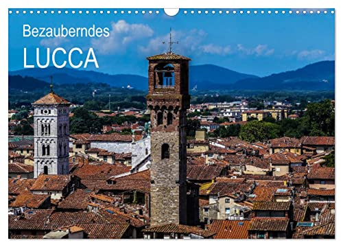 Bezauberndes Lucca (Wandkalender 2024 DIN A3 quer), CALVENDO Monatskalender