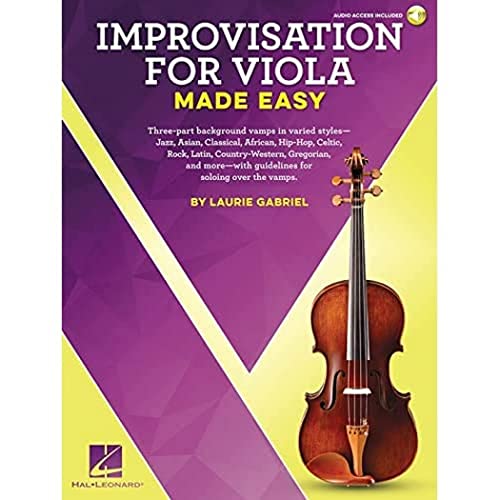 Gabriel Laurie Improvisation Made Easy Viola -Book & Audio Online-: Noten, E-Bundle, Download (Audio) für Viola von Hal Leonard