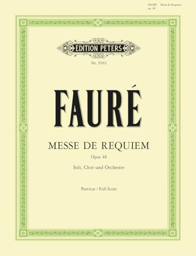 Faure: Requiem Op.48 (Violin 1 and 2 Parts) (EP9563-VLN12)