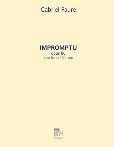Improptu op. 86 pour harpe. von Durand