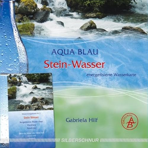 Stein-Wasser: Wasser-Energiekarte, Norwegen, Muster lösen/abnehmen, rubinrot von Silberschnur Verlag
