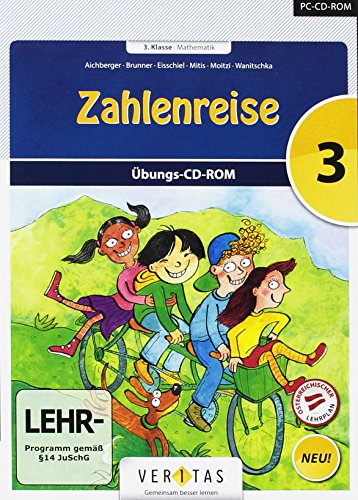 Zahlenreise - Veritas - Software - 3. Schuljahr VS: Übungs-CD-ROM mit Lösungen von Veritas Verlag