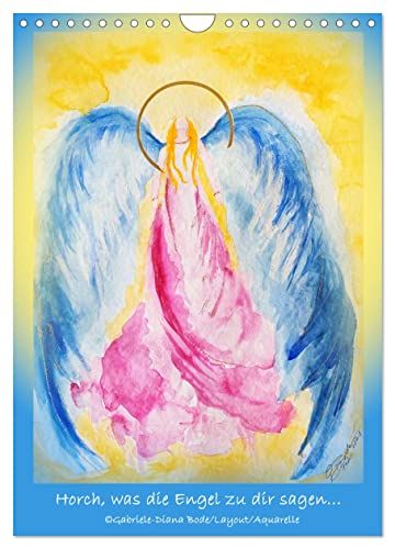 Horch, was die Engel zu dir sagen... (Wandkalender 2024 DIN A4 hoch), CALVENDO Monatskalender von CALVENDO