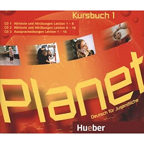Planet 1: Deutsch für Jugendliche.Deutsch als Fremdsprache / 3 Audio-CDs zum Kursbuch Planet 1: Deutsch für Jugendliche.Deutsch als Fremdsprache / 3 Audio-CDs zum Kursbuch von Hueber