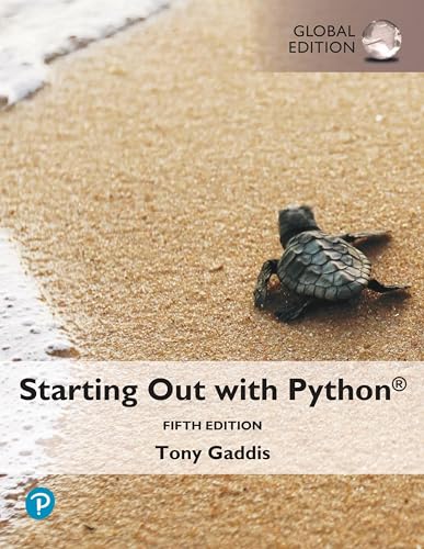 Starting Out with Python, Global Edition von Pearson