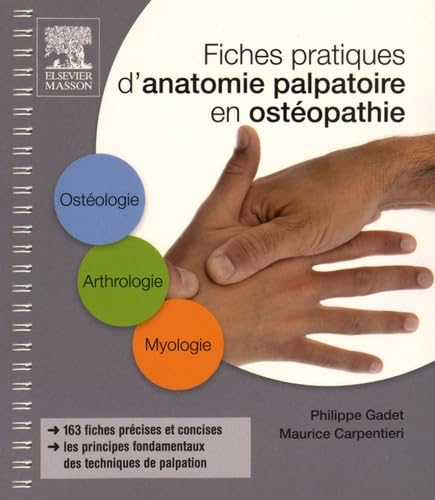 Fiches Pratiques D'anatomie Palpatoire En Ostéopathie: 1re et 2e années