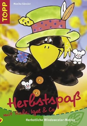 Herbstspass mit Rabe, Igel & Co: Herbstliche Windowcolor-Motive