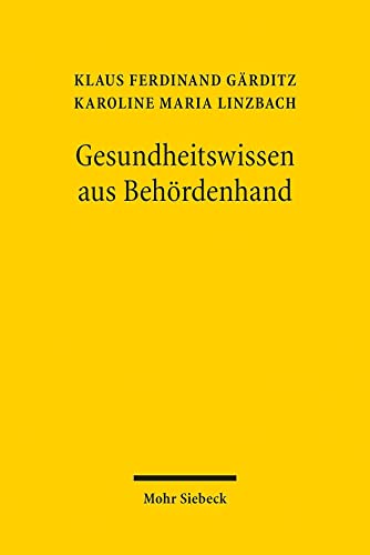 Gesundheitswissen aus Behördenhand: Bundeseinrichtungen mit Forschungsaufgaben zwischen Verwaltung, Wissenschaft, Politik und Recht