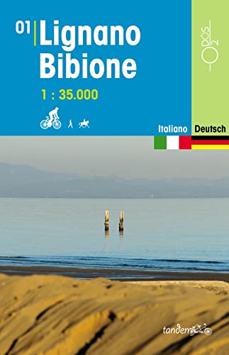 Lignano, Bibione 1:35.000. Ediz. multilingue. Con Carta geografica ripiegata (Tandem)