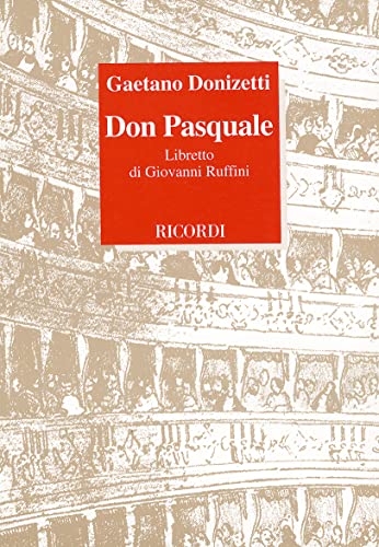 Don Pasquale Libretto (L'Ippogrifo) von Ricordi