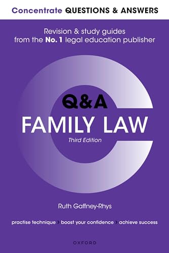 Concentrate Q&A Family Law: Law Q&A Revision and Study Guide (Concentrate Questions & Answers)