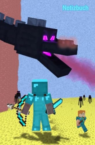 Notizbuch für Minecraft Fans: Steve kämpft gegen den Enderdrachen - 100 Seiten/ 14,5 x 19cm/ liniert/ 90g m2/ cremeweißes Papier Notizbuch für Minecraft Fans: Steve kämpft gegen den Enderdrachen - 100 Seiten/ 14,5 x 19cm/ liniert/ 90g m2/ cremeweißes Papier von epubli