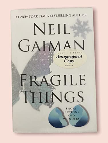 Fragile Things: Short Fictions and Wonders Fragile Things: Short Fictions and Wonders von William Morrow