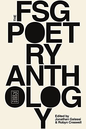 FSG Poetry Anthology von Farrar, Straus and Giroux