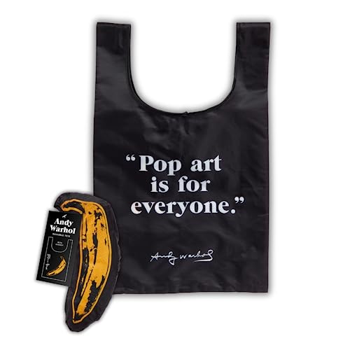 Andy Warhol Banana Packable Nylon Tote Bag: Reusable Tote Bag Andy Warhol Banana Packable Nylon Tote Bag: Reusable Tote Bag von Galison