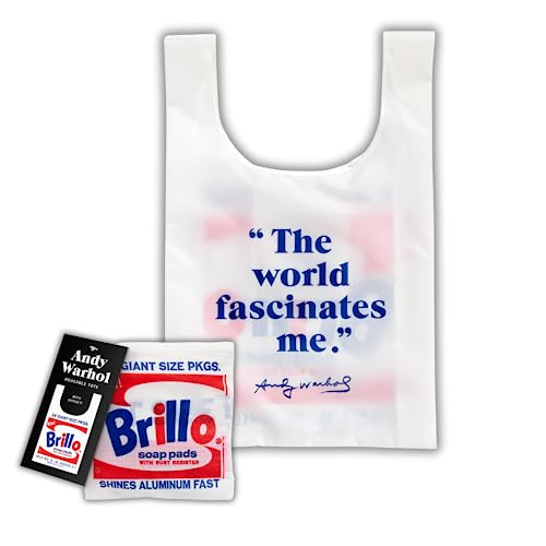 Andy Warhol Brillo Packable Nylon Tote Bag: Reusable Tote Bag Andy Warhol Brillo Packable Nylon Tote Bag: Reusable Tote Bag