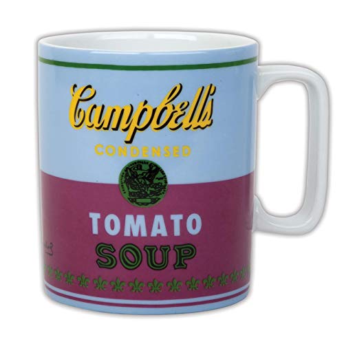 Andy Warhol Campbell's Soup Boxed Mug 1: Cambells Soup Mug - red violet