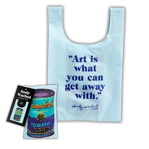 Andy Warhol Soup Can Packable Nylon Tote Bag: Reusable Shopping Bag Andy Warhol Soup Can Packable Nylon Tote Bag: Reusable Shopping Bag