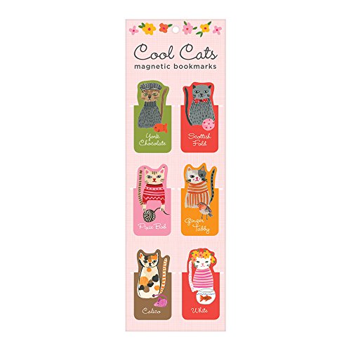 Cool Cats Magnetic Bookmarks