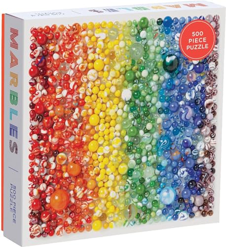 Galison Books Rainbow Marbles 500 Piece Puzzle (Puzzles)