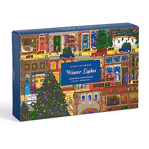 Joy Laforme Winter Lights 12 Days of Puzzles Holiday Countdown Joy Laforme Winter Lights 12 Days of Puzzles Holiday Countdown von Galison