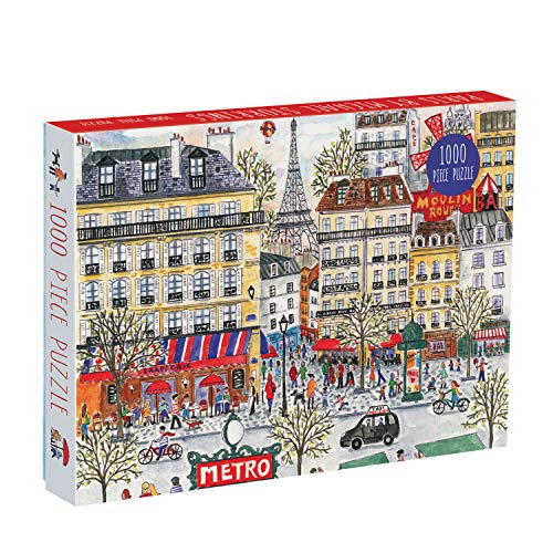 Galison Mudpuppy Michael Storrings Paris 1000 Piece Puzzle