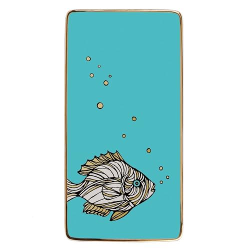 Patch NYC Fish Rectangle Porcelain Tray