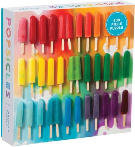 Rainbow Popsicles 500 Piece Puzzle (Puzzles)