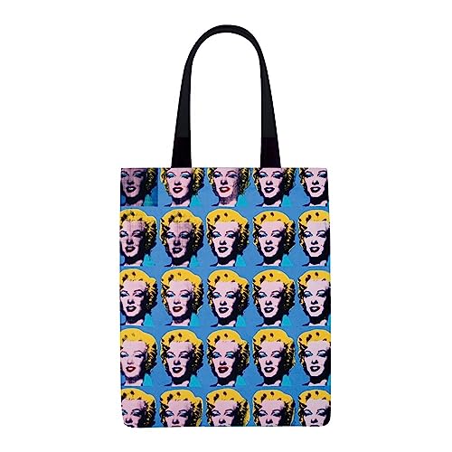 Andy Warhol Marilyn Monroe Tote Bag: Tote Bag + 3 Limited Edition Pins