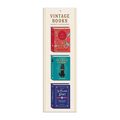 Vintage Books Shaped Magnetic Bookmarks Vintage Books Shaped Magnetic Bookmarks