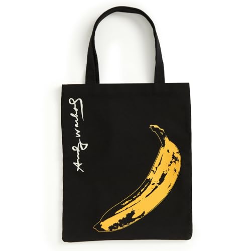 Warhol Banana Canvas Tote Bag - Black Warhol Banana Canvas Tote Bag - Black